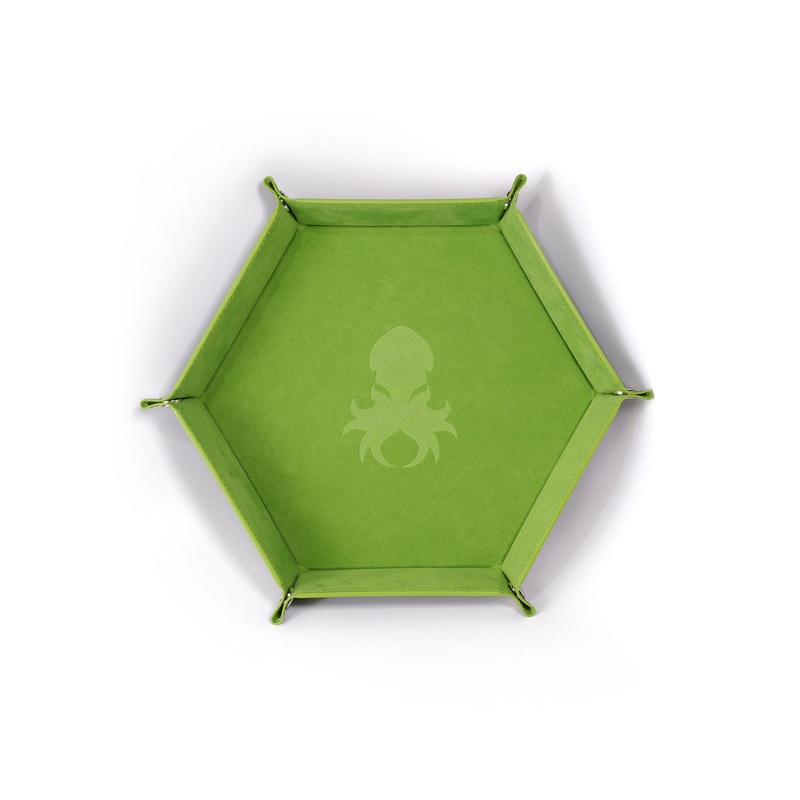 Collapsible Kraken Dice Tray Green and Black