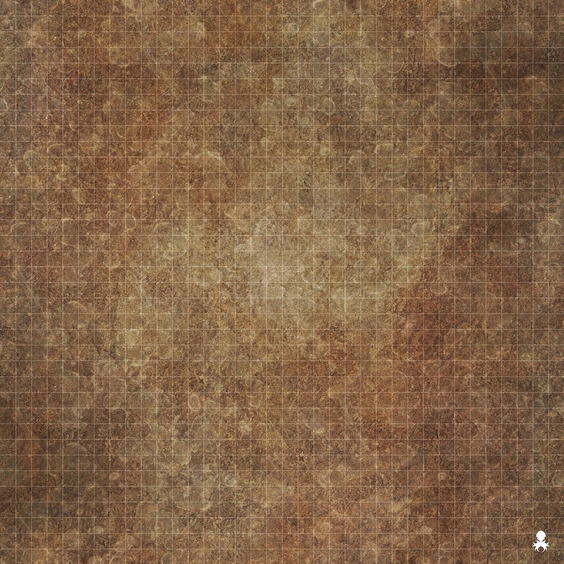 Kraken Dice RPG Encounter Map Quick Mat- Badlands 36"x36"