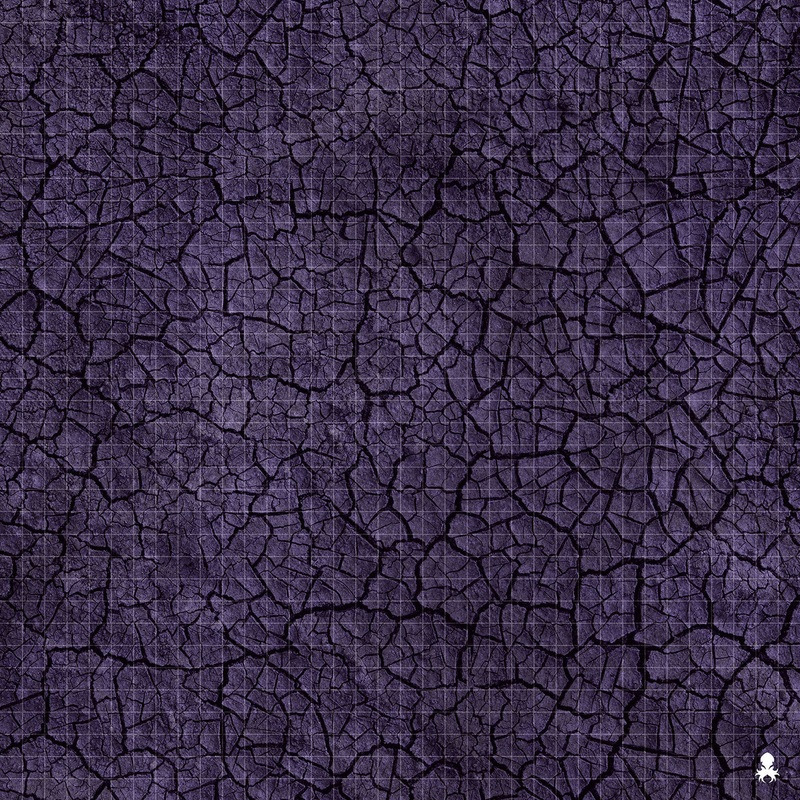Kraken Dice RPG Encounter Map Quick Mat- Underdark Theme 36"x36"