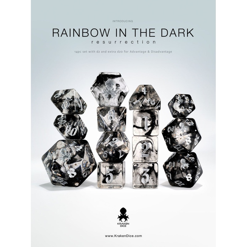 Rainbow in the Dark: Resurrection 14pc Dice Set