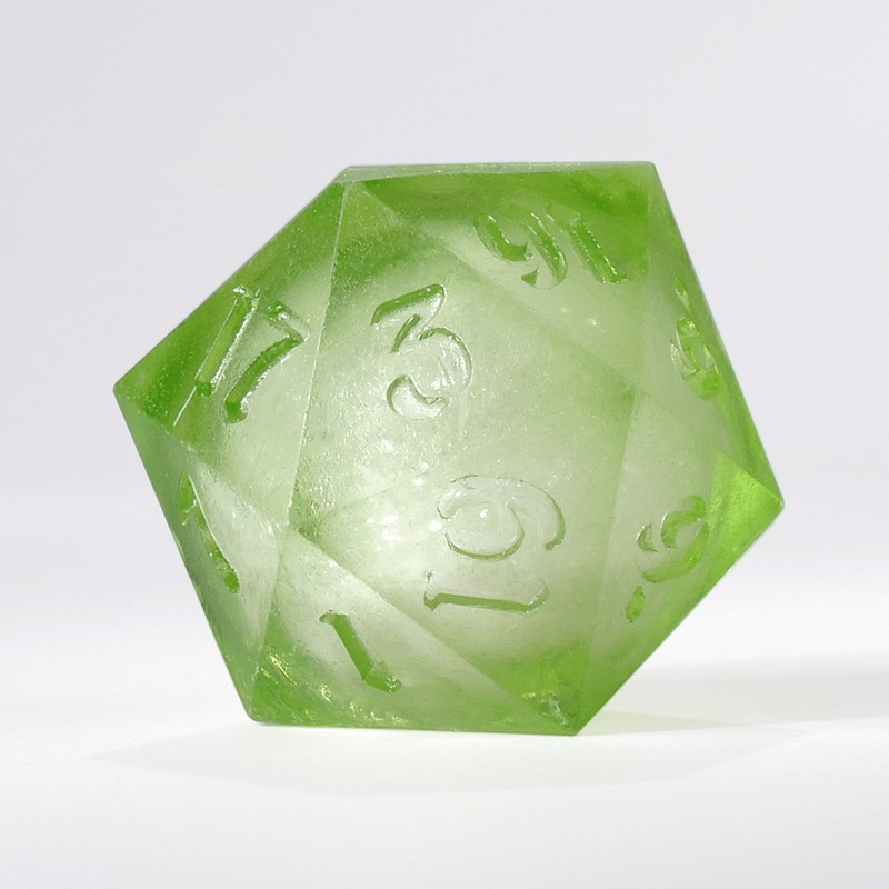 RAW Light Green Liquid Core Single D20