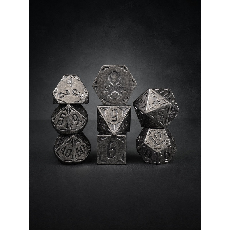 Rite of Steel 8pc TTRPG Dice Set