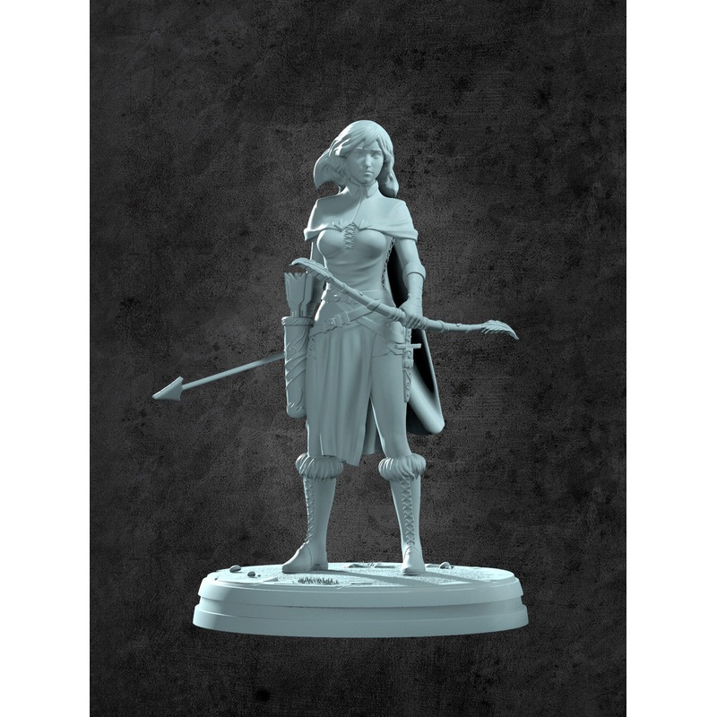 Anabella The Ranger Miniature for Tabletop RPGs