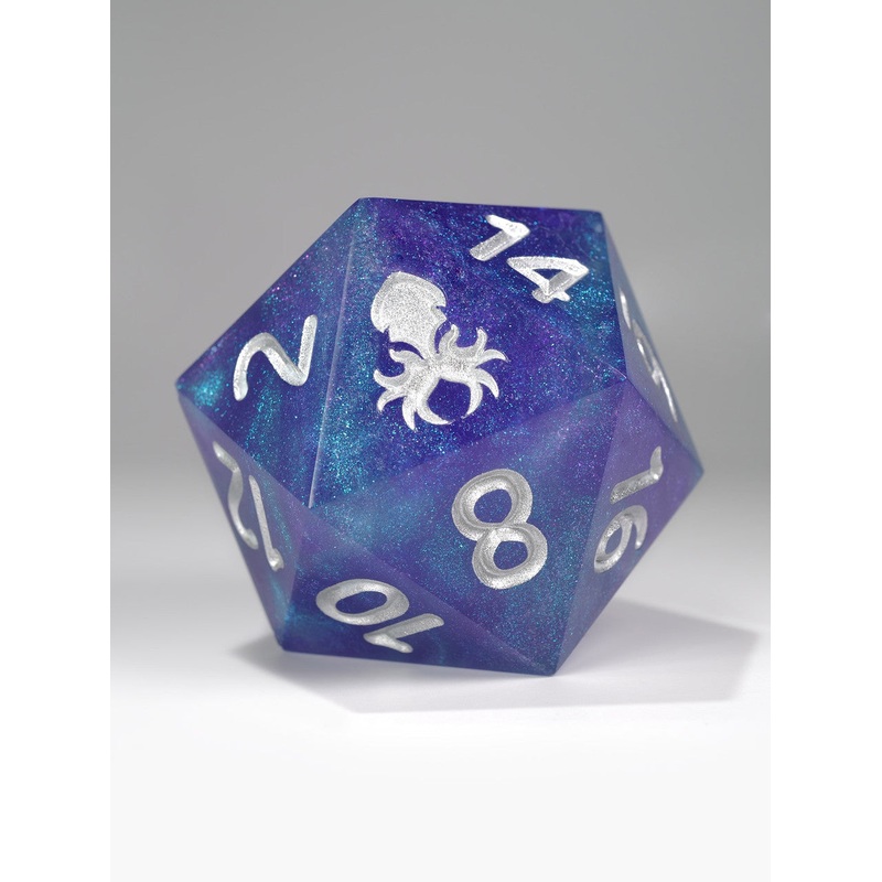 Blueberry Rock Candy Hand Polished Sharp Edge 55mm D20
