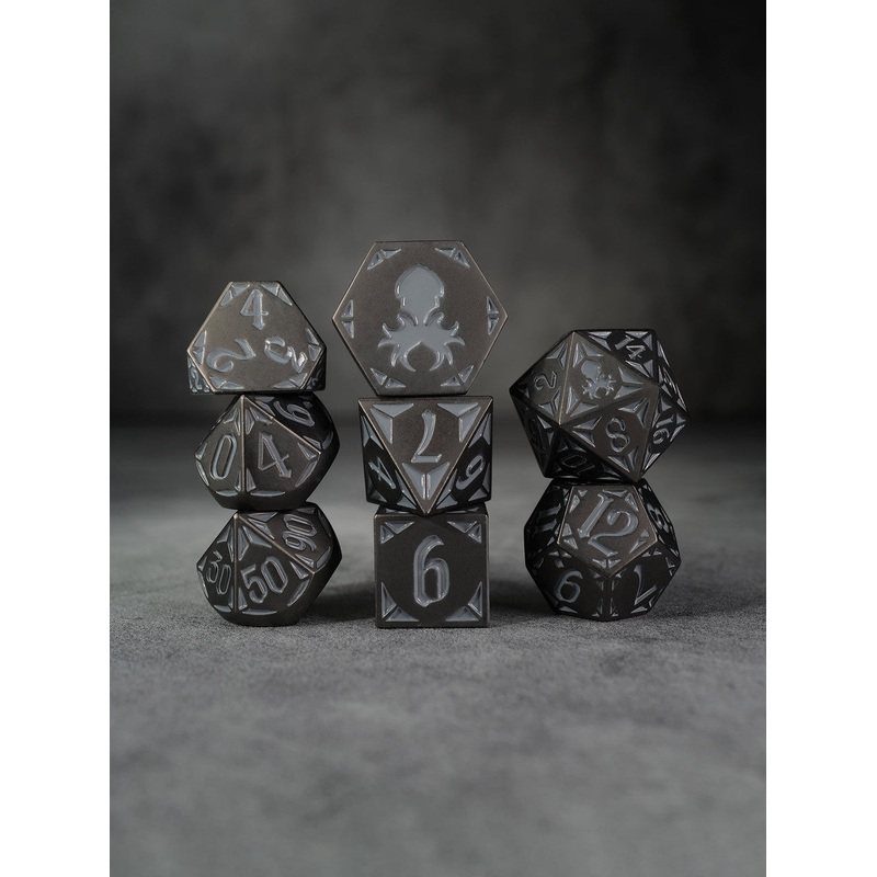 Chef Mike's Gastronome: Carbon Steel Metal Dice Set