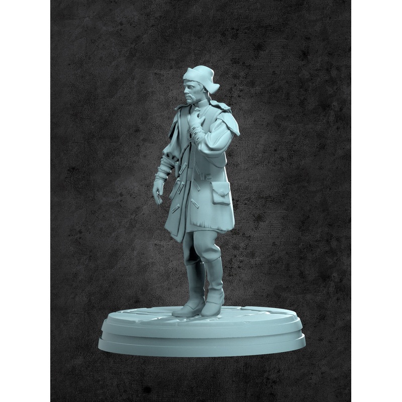 Chuck (Common-Man) Miniature for Tabletop RPGs