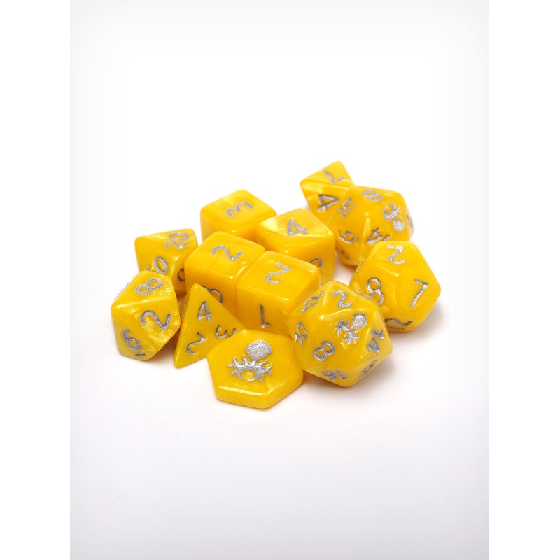 Feytfull  Jasper 12pc 10mm Mini RPG Dice Set