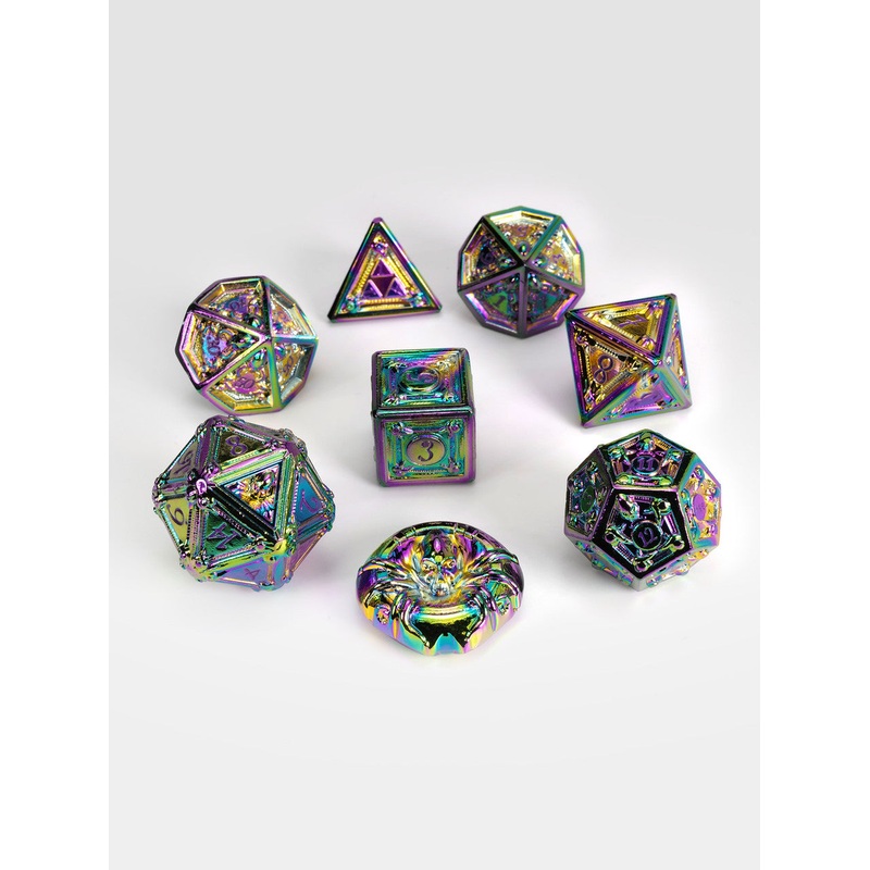 Geometric Horrors: Poisoned Eyes TTRPG Dice Set
