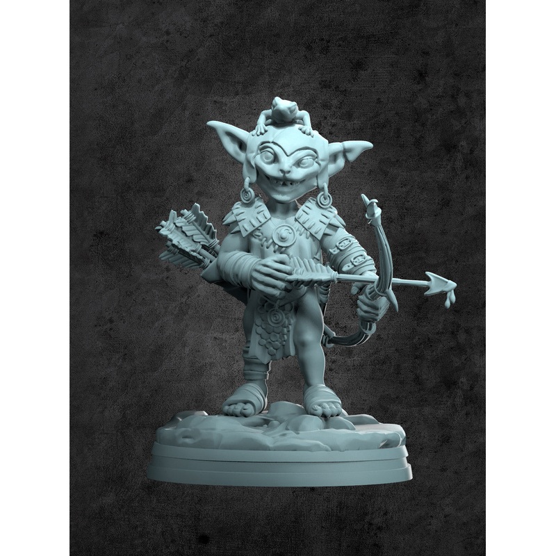 Goblin Archer Miniature for Tabletop RPGs