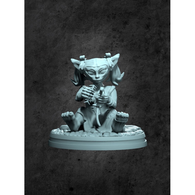 Goblin Child Miniature for Tabletop RPGs
