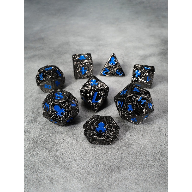 Kraken's Reach: Abyssal Reach 8pc TTRPG Dice Set