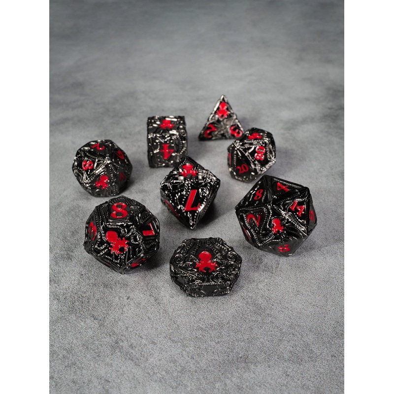 Kraken's Reach: Devilish Reach 8pc TTRPG Dice Set