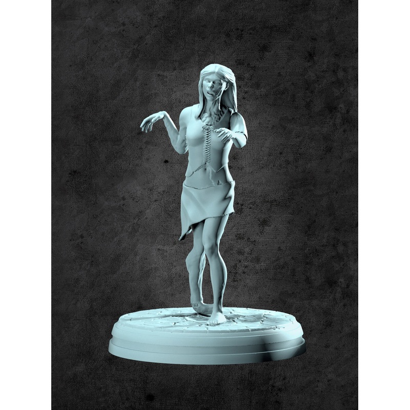 Margaret (Zombie) Miniature for Tabletop RPGs