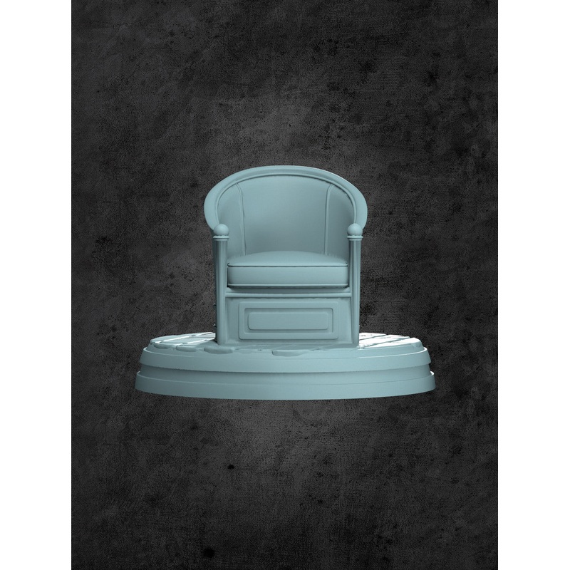 Mimic Chaise (Hidden) Miniature For Tabletop RPGs