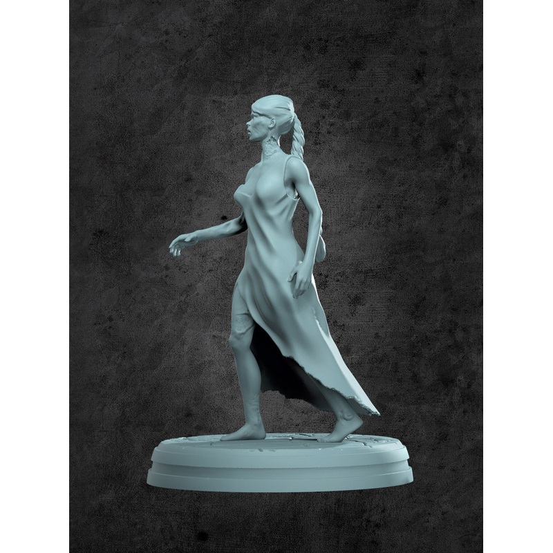 Misty (Zombie) Miniature for Tabletop RPGs