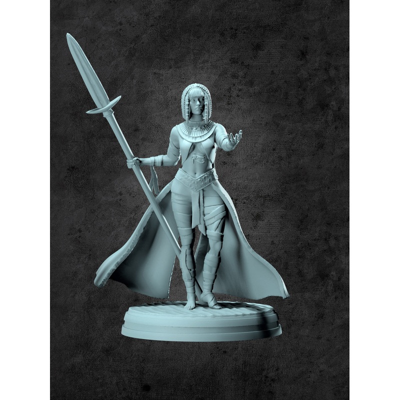 Mummy Lord Miniature for Tabletop RPGs