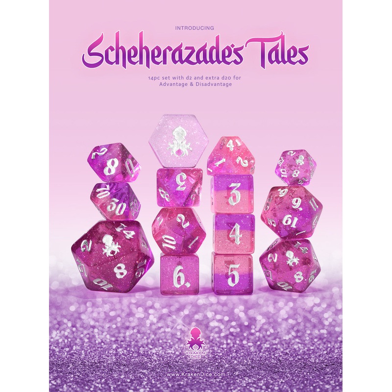 Scheherazade's Tales 14pc Dice Set