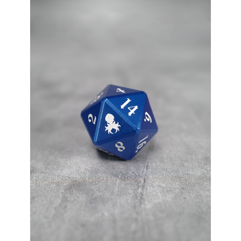 Vulcan: 30mm Blue Precision Aluminum Single D20