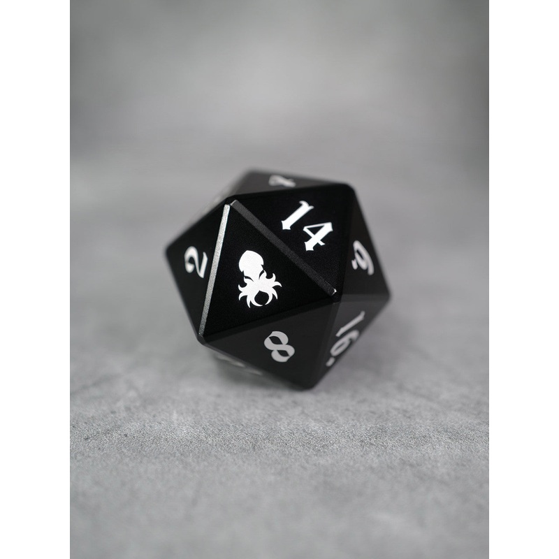 Vulcan: 50mm Black Precision Aluminum Single D20