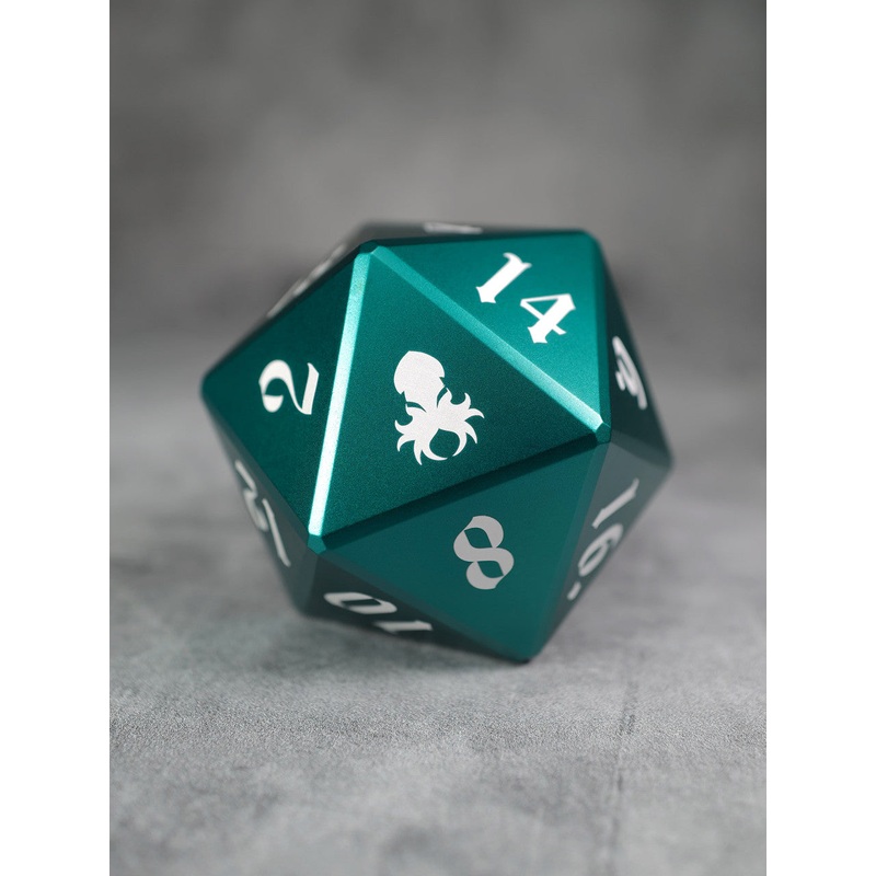 Vulcan: 75mm Green Precision Aluminum Single D20