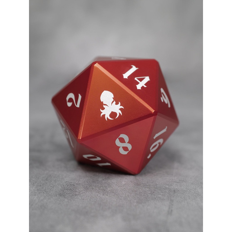 Vulcan: 75mm Orange Precision Aluminum Single D20