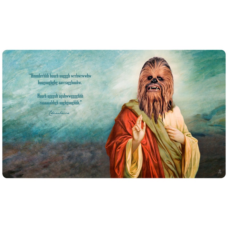 Blessed Space Sasquatch Quote Playmat