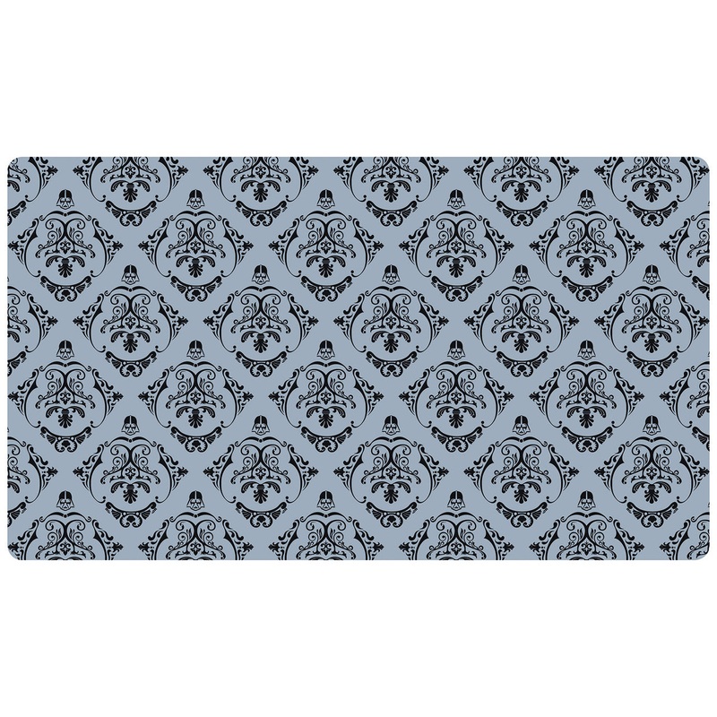 Dark Space General Damask Blue Playmat