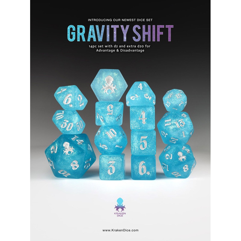 Gravity Shift UV reactive color change Blue to Purple
