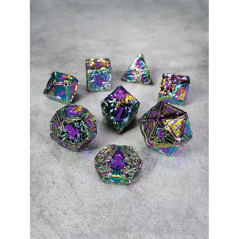 Kraken's Reach: Faes Reach 8pc TTRPG Dice Set