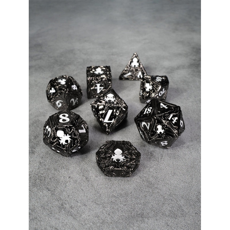 Kraken's Reach: Ghastly Reach 8pc TTRPG Dice Set