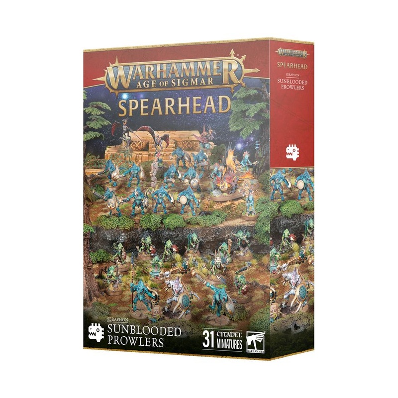 Age of Sigmar Spearhead: Seraphon Sunblooded Prowlers