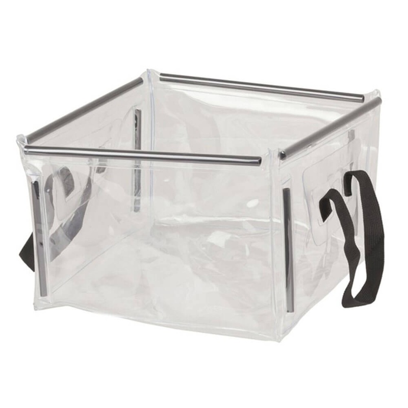 Basin de lavage transparent pliable (32x32x20cm 20L)
