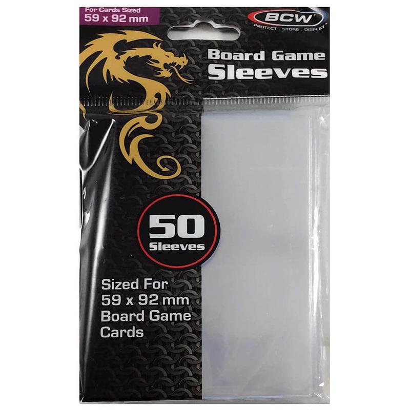 BCW Board Game Sleeves Standard European (59 mm x 92 mm / 50)