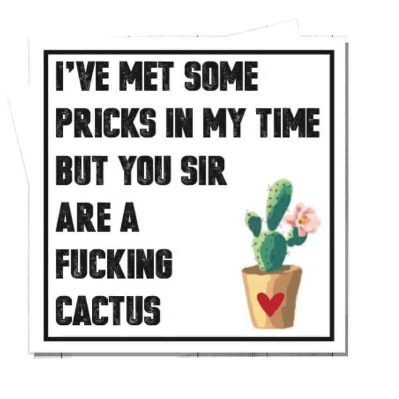 Carte de cactus sales