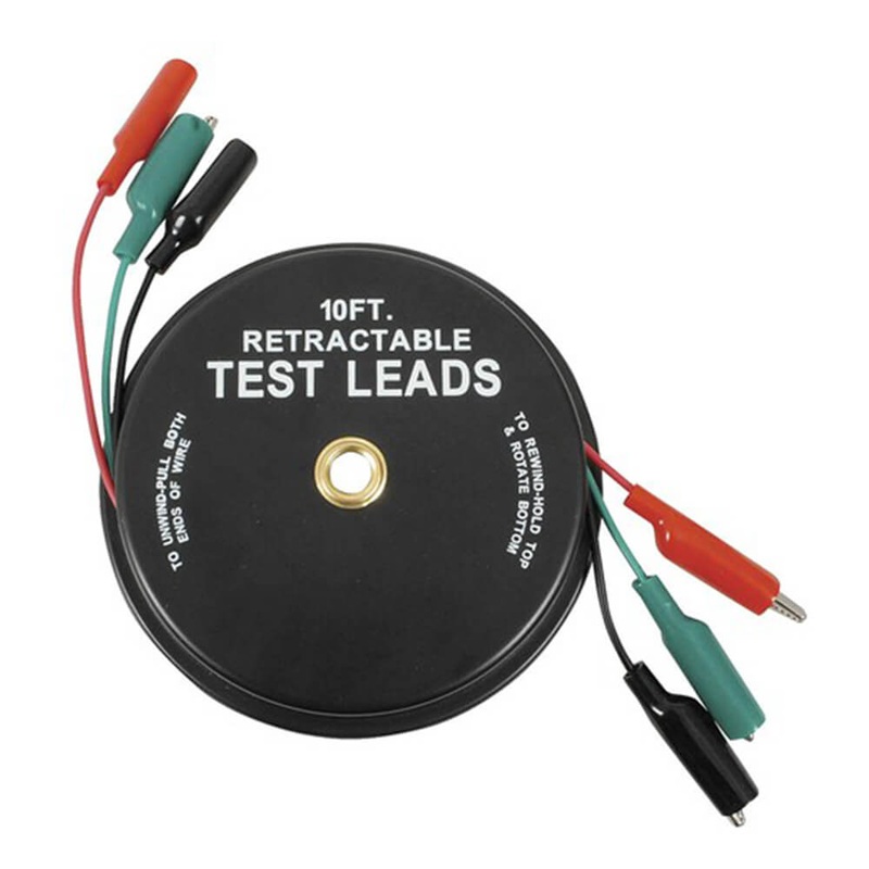 Clip alligator Ensemble de cbles de test rtractable (3m / 10ft.)