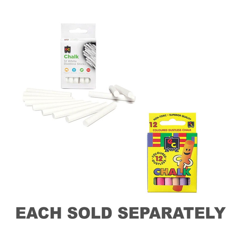 Craie EC sans poussire (12pk)