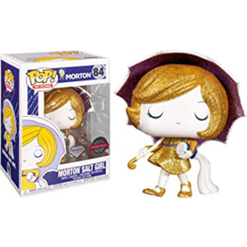 Icnes AD Morton Salt Girl Diamond Glitter Us Us Exclusive Pop
