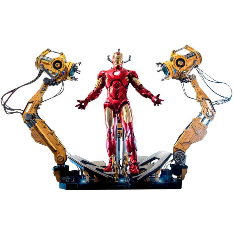 Iron Man 2 Mark IV Deluxe avec portique 1: 4 Figure d'action  l'chelle