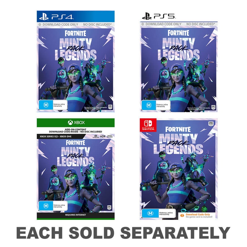 Jeu de pack de lgendes de Fortnite Minty Legends