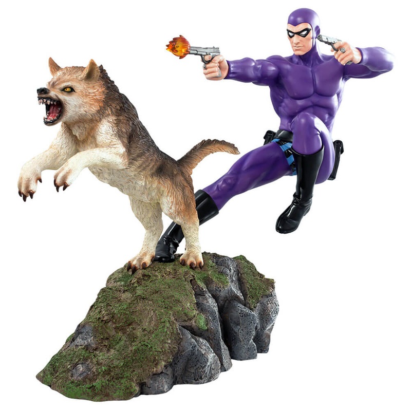 La statue de costume fantme et diable pourpre